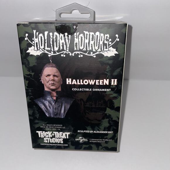 TOT HALLOWEEN II MICHAEL MYERS HOLIDAY HORROR DECORATION CHRISTMAS ORNAMENT - Picture 3 of 4